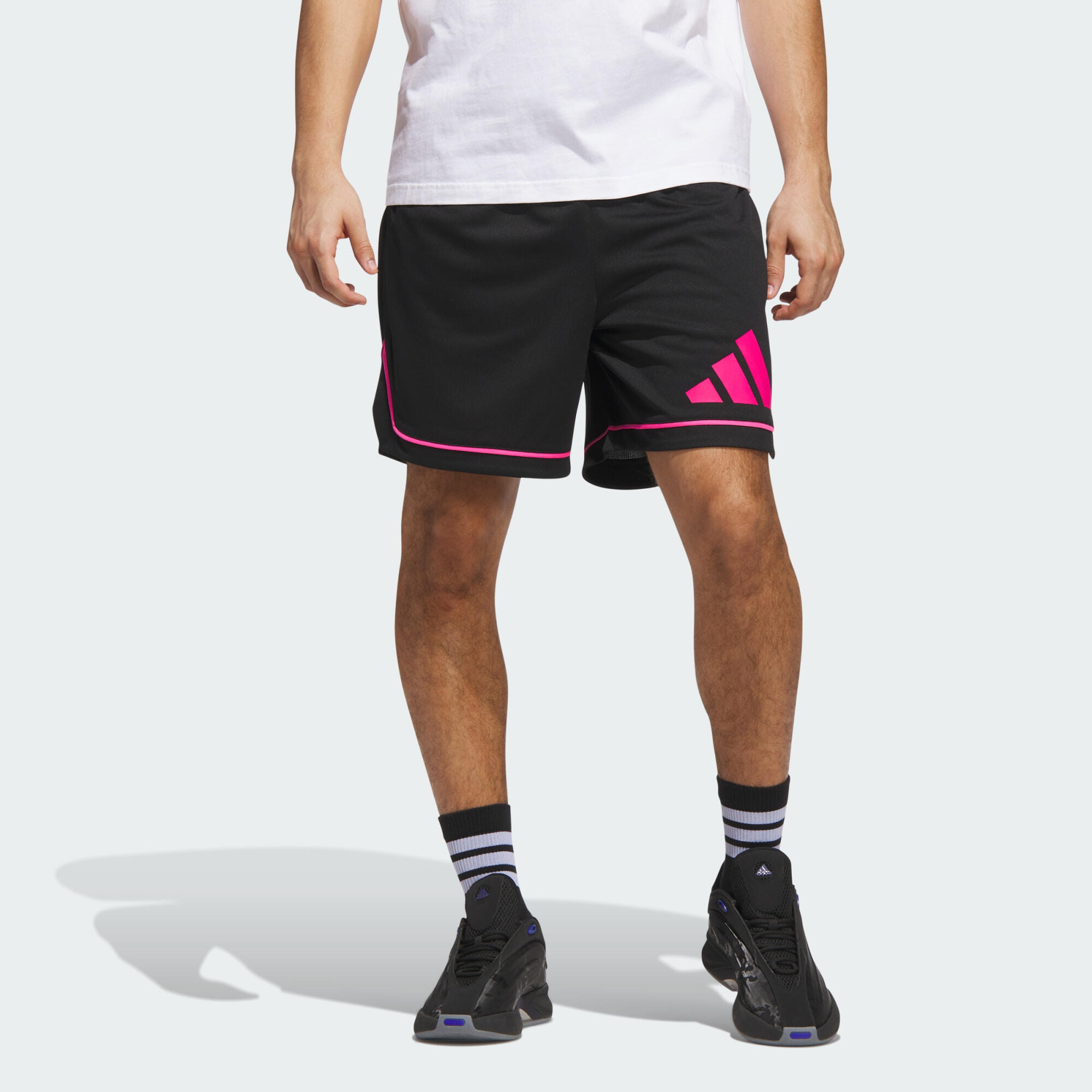 Adidas - Short Adidas Basketball Badge Of Sport - Short - Noir|orange - Decathlon