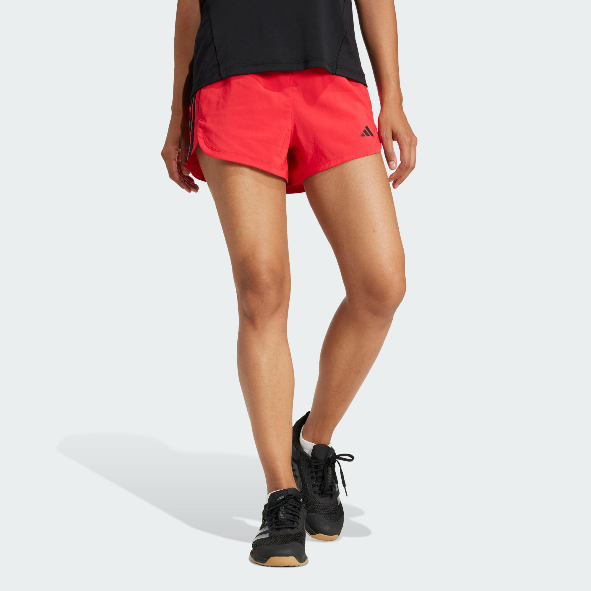 ADIDAS Pacer Training 3-Stripes Geweven High-Rise Short