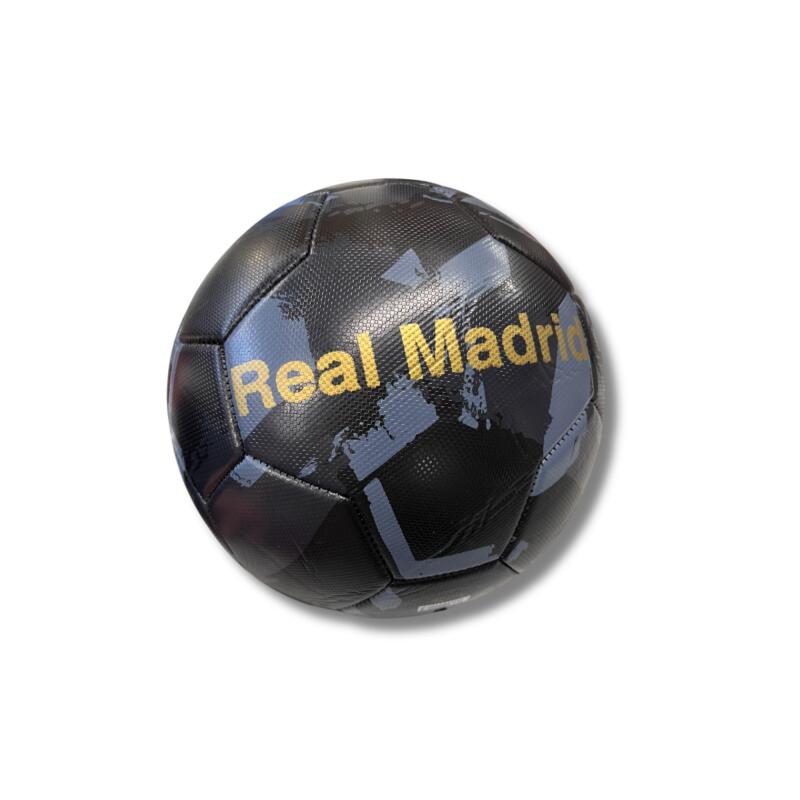 Balón Fútbol Real Madrid CF A0456469 Negro Talla 5 Duradero 2/5
