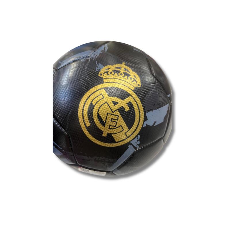Balón Fútbol Real Madrid CF A0456469 Negro Talla 5 Duradero 3/5