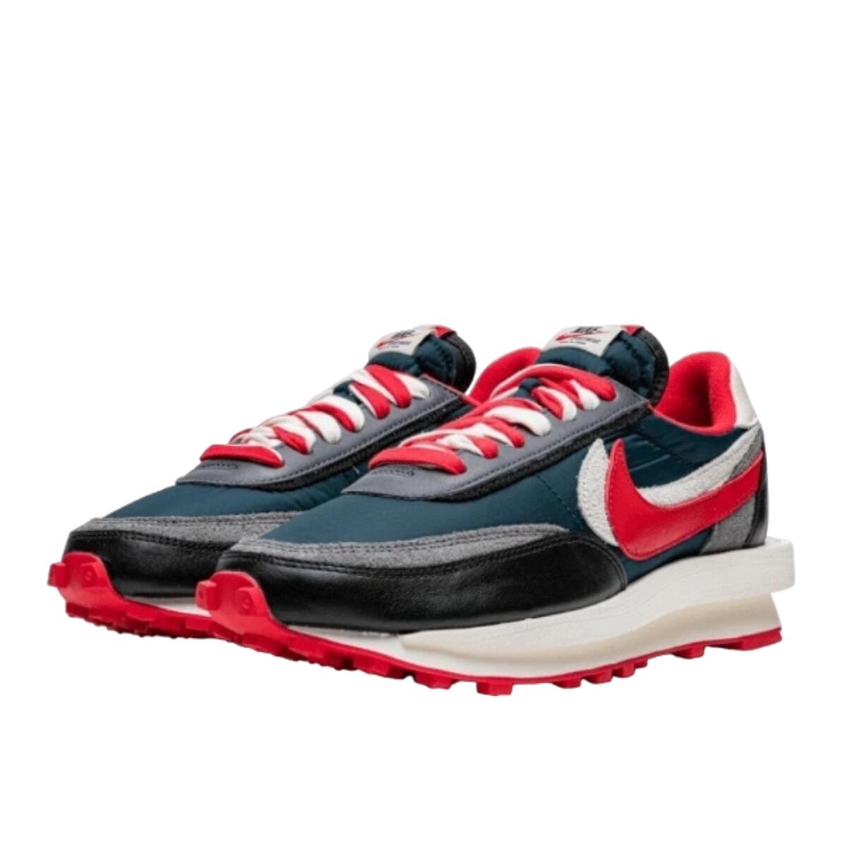 Schuhe  LD Waffle Sacai Undercover Midnight Spruce University Red 2/4