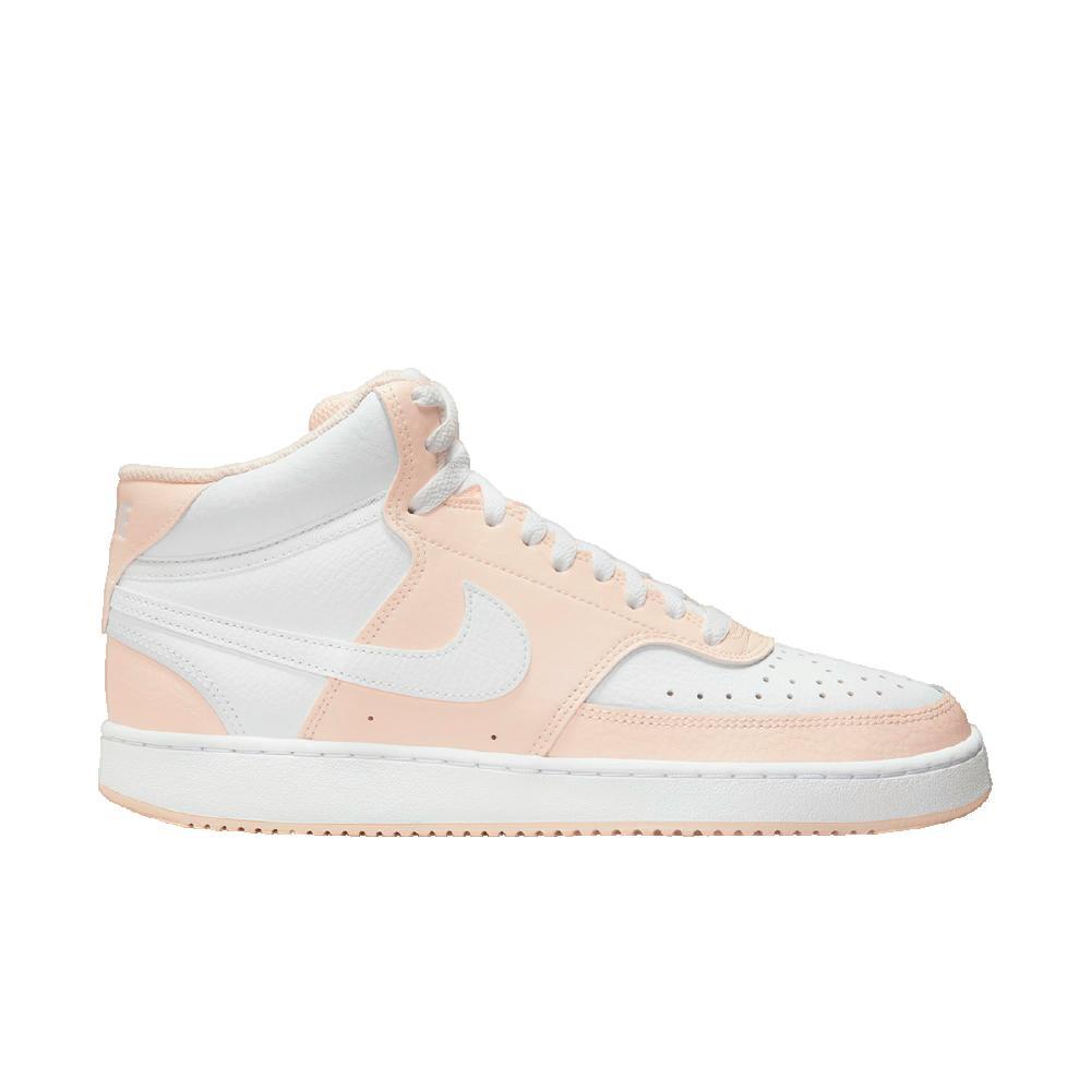 Nike - Chaussures Femmes Nike Court Vision Mid Blanc - Baskets - Blanc - Decathlon