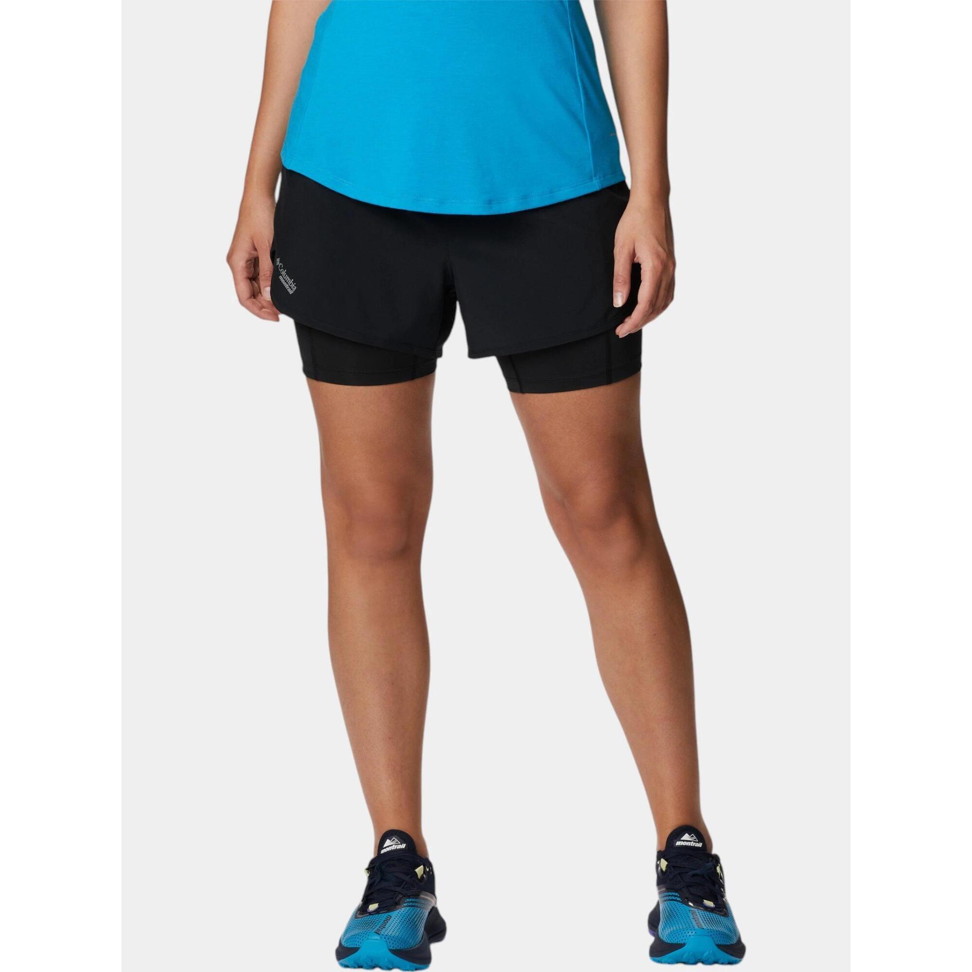 Columbia - Shorts De Sport Pour Femmes W Endless Trail 2n1 - Short - Noir - 38 S - Decathlon
