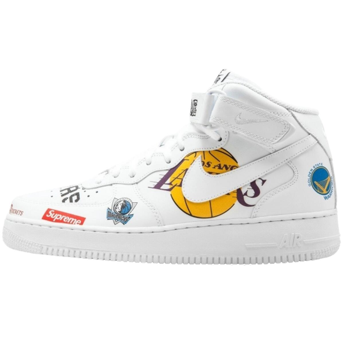 SUPREME Shoes Air Force 1 NBA  White