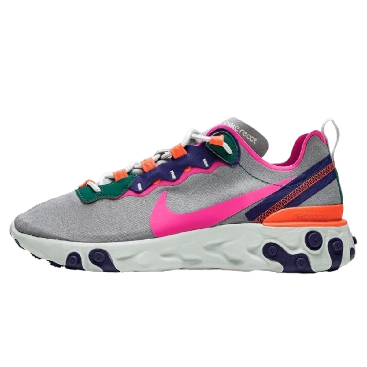 Chaussures  React Element 55 Wolf Grey 1/4