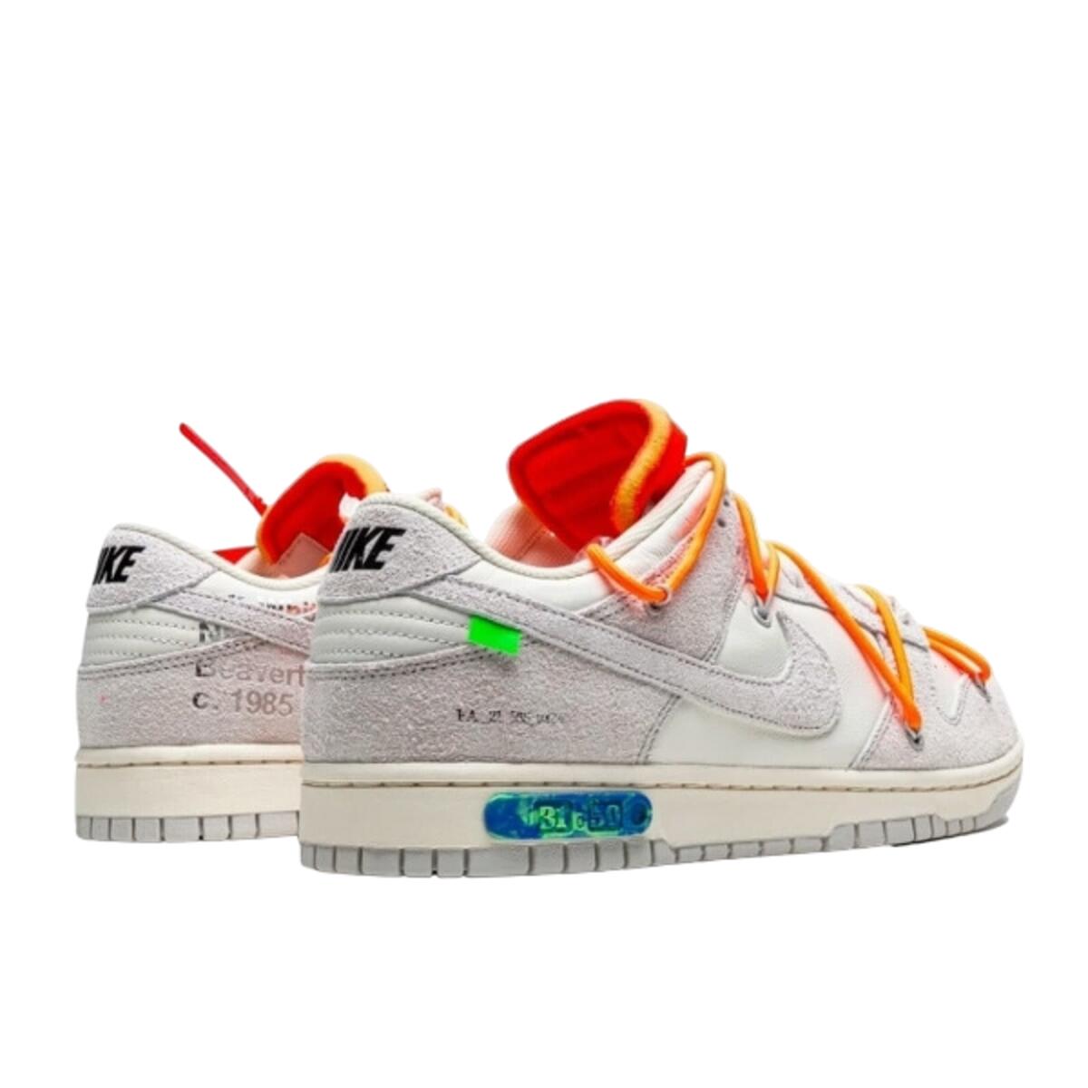 Chaussures Nike Dunk Low Off-White Lot 31 3/4