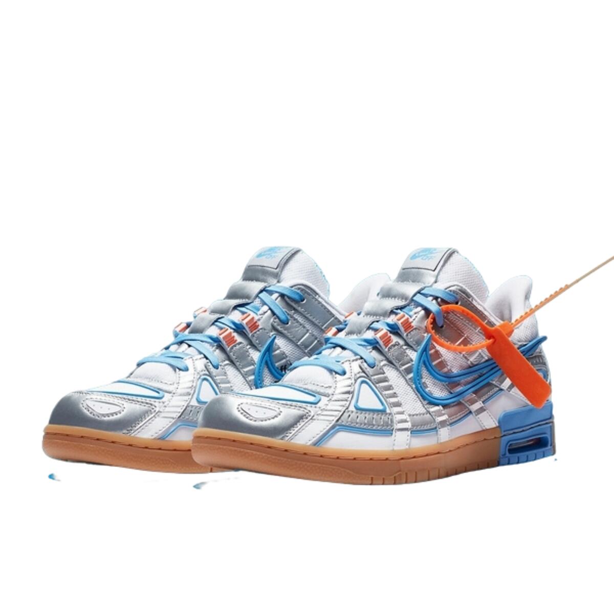 Chaussures Nike Dunk Off-White Air Rubber UNC 2/3