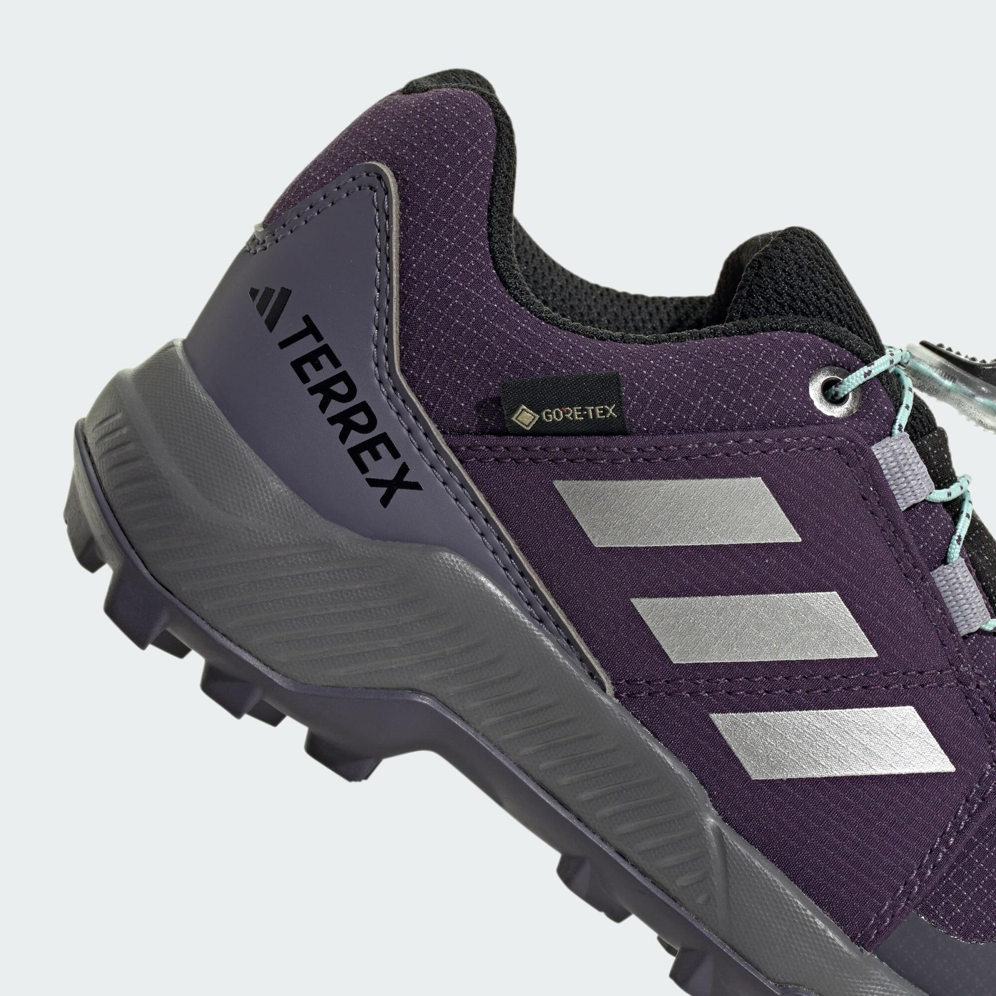 adidas Terrex Gore-Tex Aurora Plum Silver Metallic Semi Flash Aqua (GS) — foto 6
