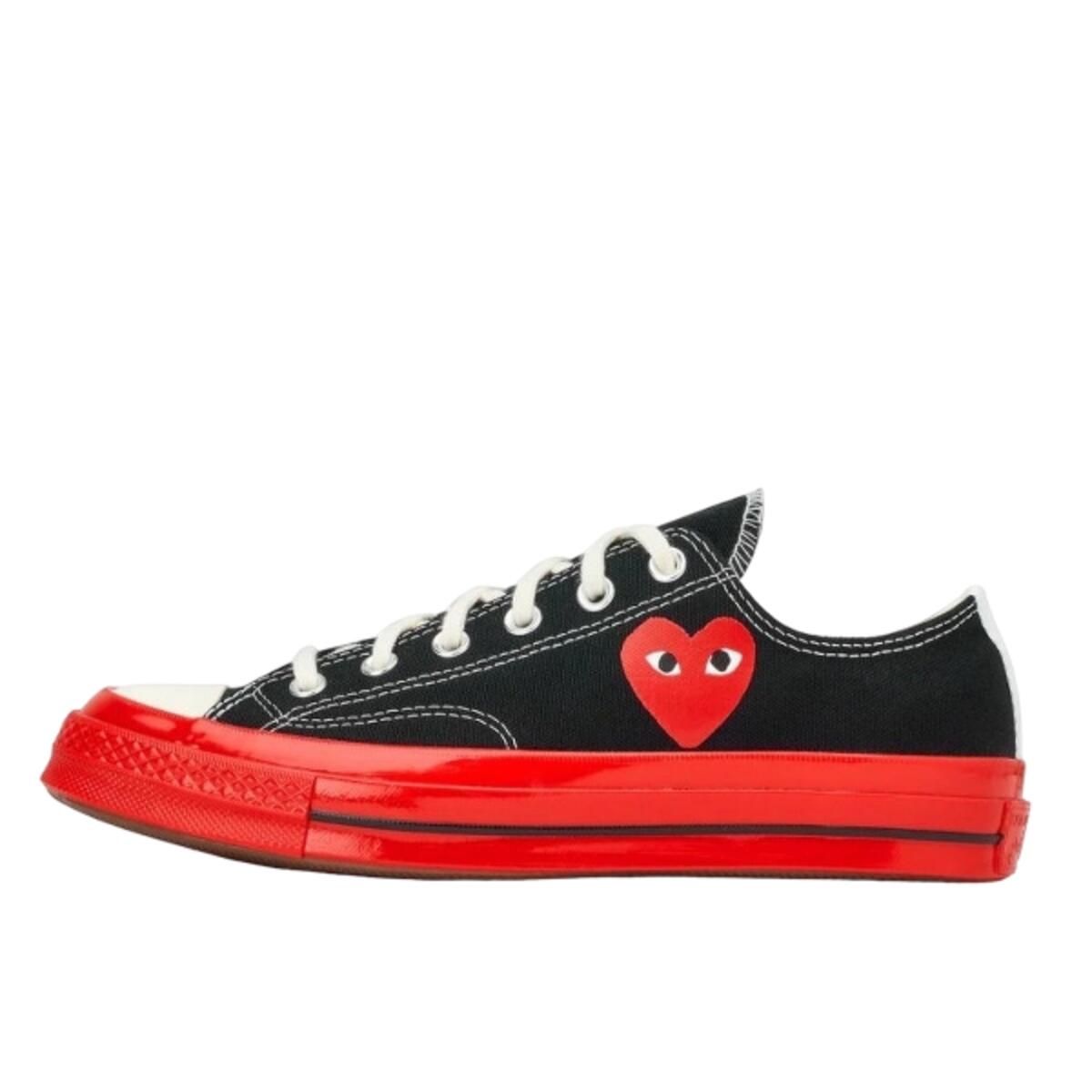 CONVERSE Shoes Converse  Chuck 70 Low Top Black Red