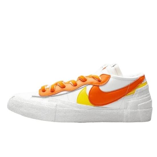 Zapatillas Blazer Low Sacai White Magma Orange