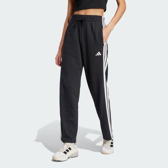 Pantaloni Essentials 3-Stripes Open Hem French Terry