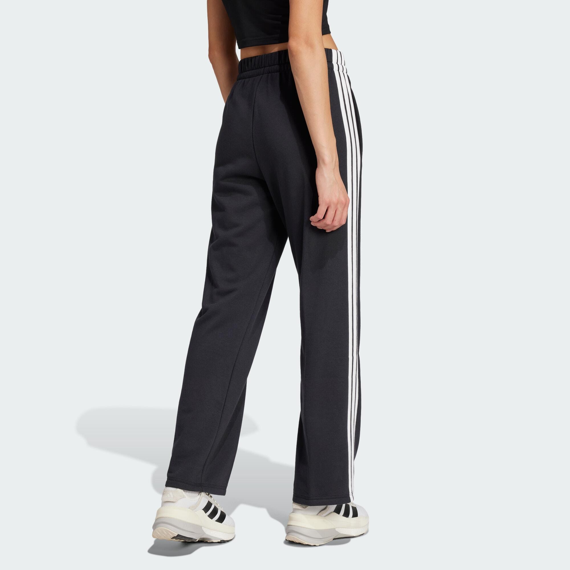 Essentials 3-Stripes Open Hem French Terry Broek 3/5