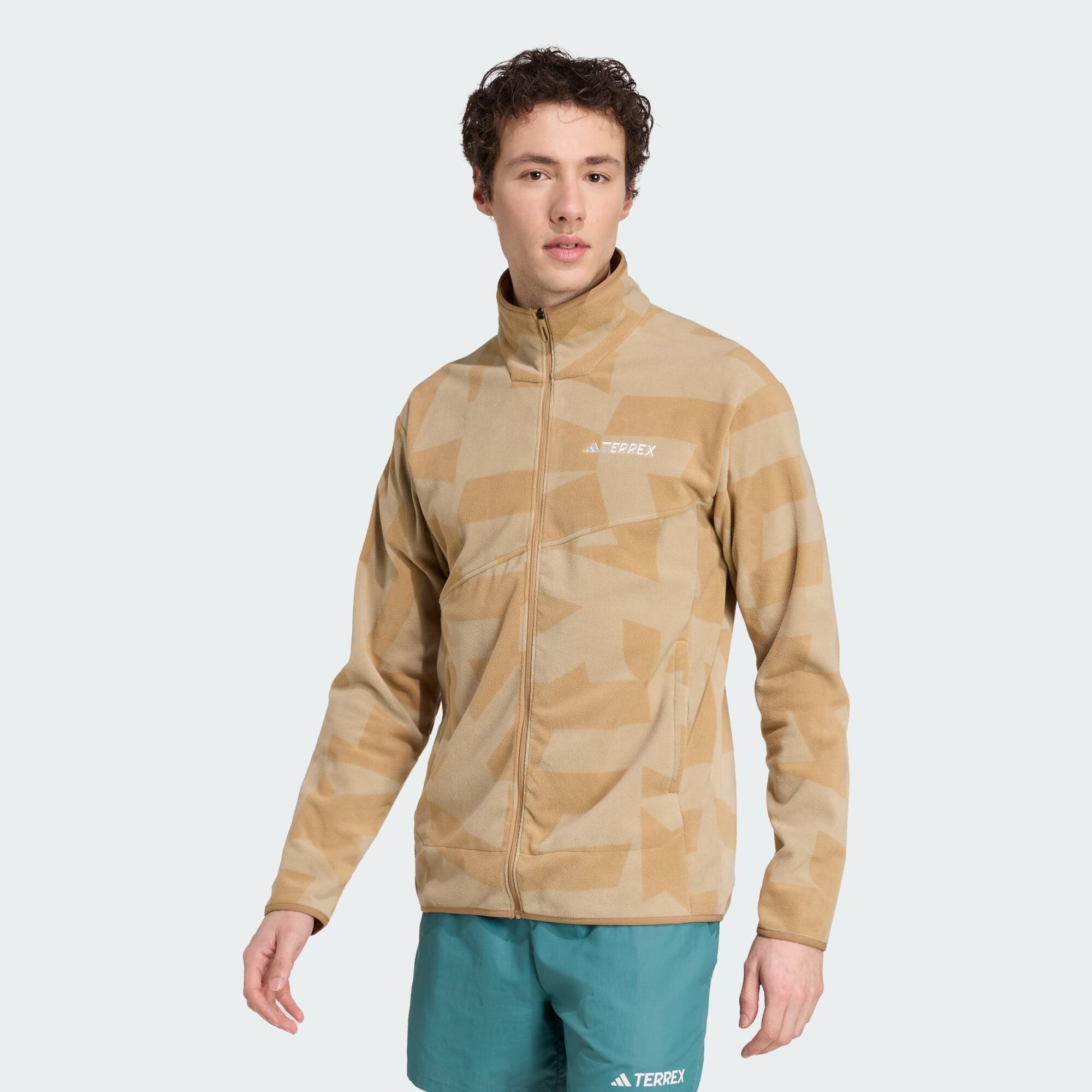 Adidas - Veste Molleton Entièrement Zippée Imprimée Terrex Multi - Veste - Marron|vert - 42 M/l - Decathlon