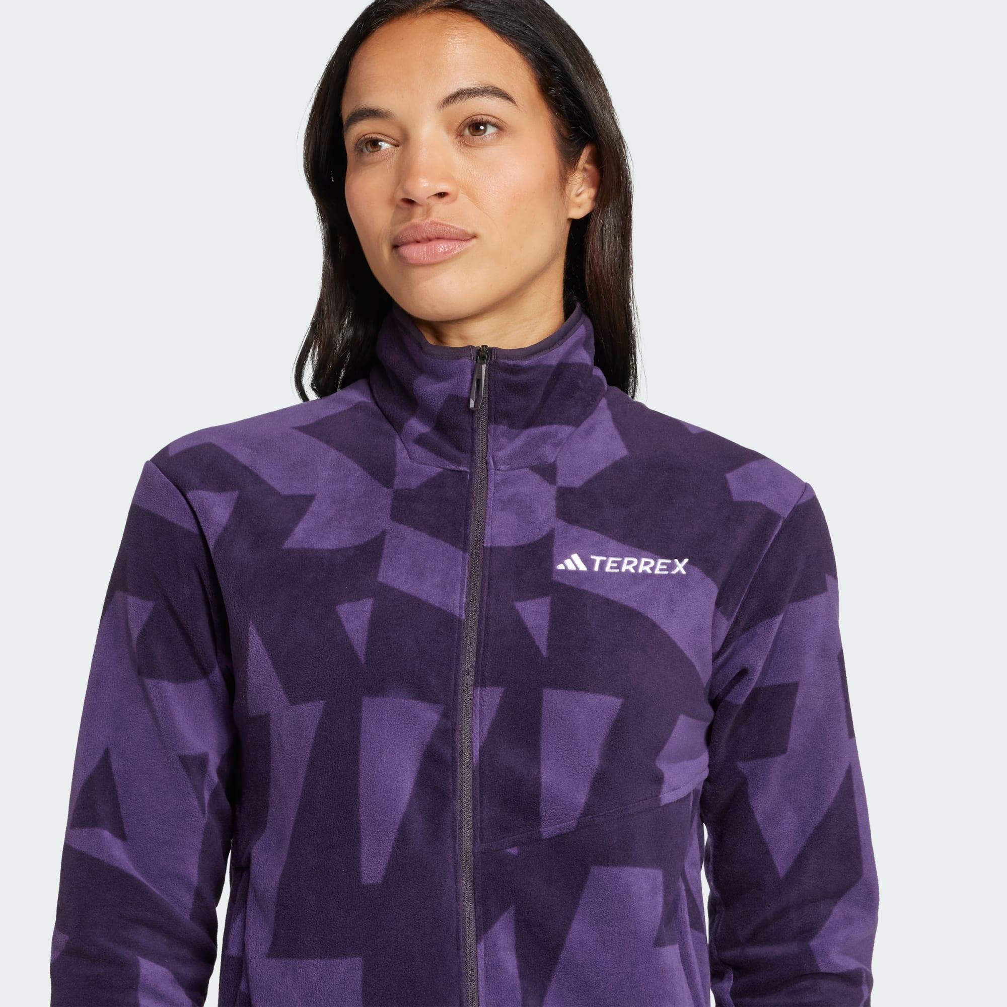 Giacca Terrex Multi Printed Full-Zip Fleece 4/5