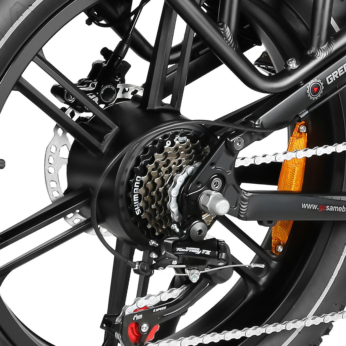 Elektrické horské kolo SAMEBIKE RS-A02 20" 48V17AH 7/7