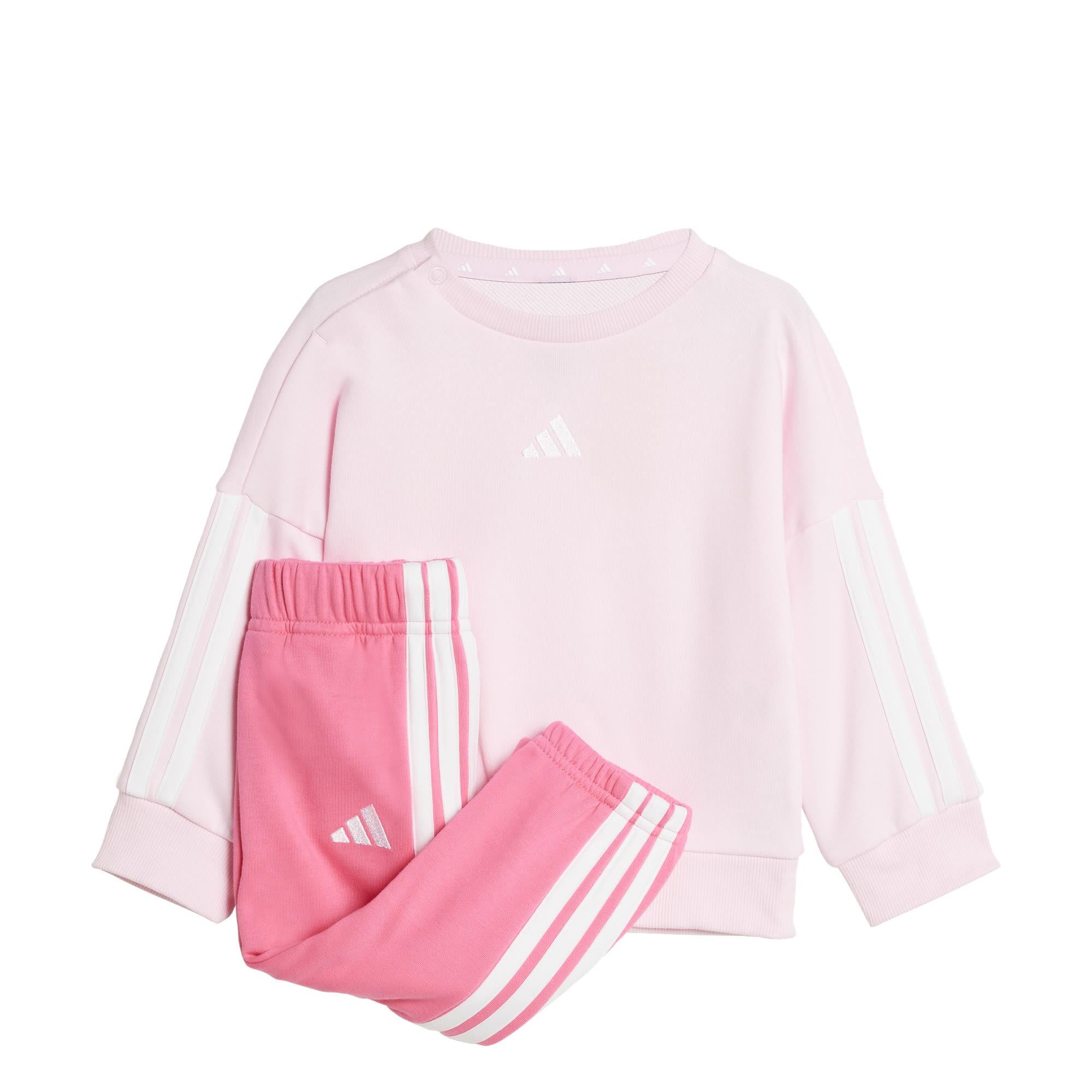 Adidas - Ensemble Sportswear Essentials Enfants - Survêtement - Blanc|rose - Decathlon