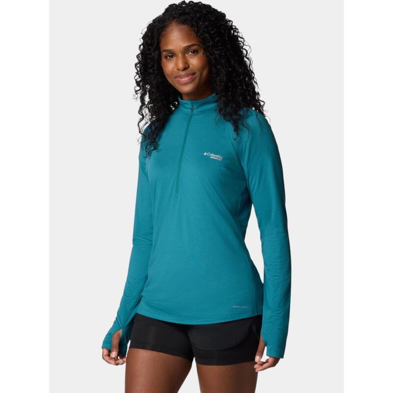Tricou cu maneci lungi, pentru sport W Endless Trail Mesh femei