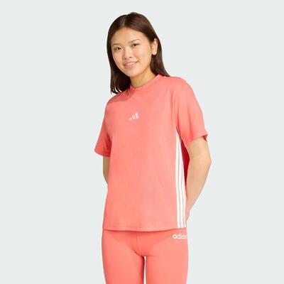 Essentials 3-stripes katoenen t-shirt
