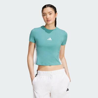 Essentials 3-stripes slim-fit baby t-shirt