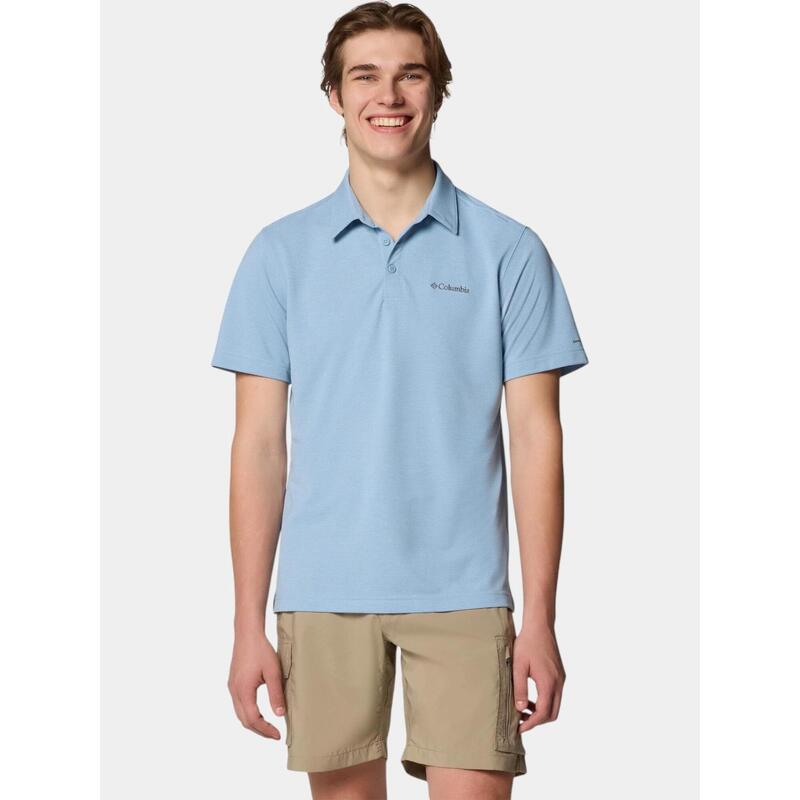 Tricou cu guler Havercamp Pique Polo - albastru barbati