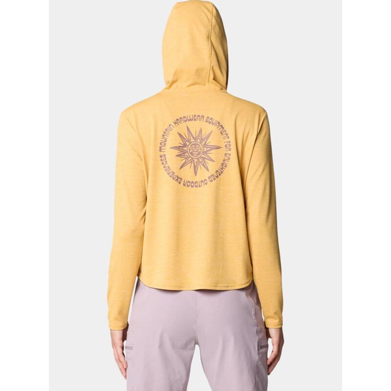 Tricou cu maneci lungi, pentru sport Sunblocker Long Sleeve Hoody femei