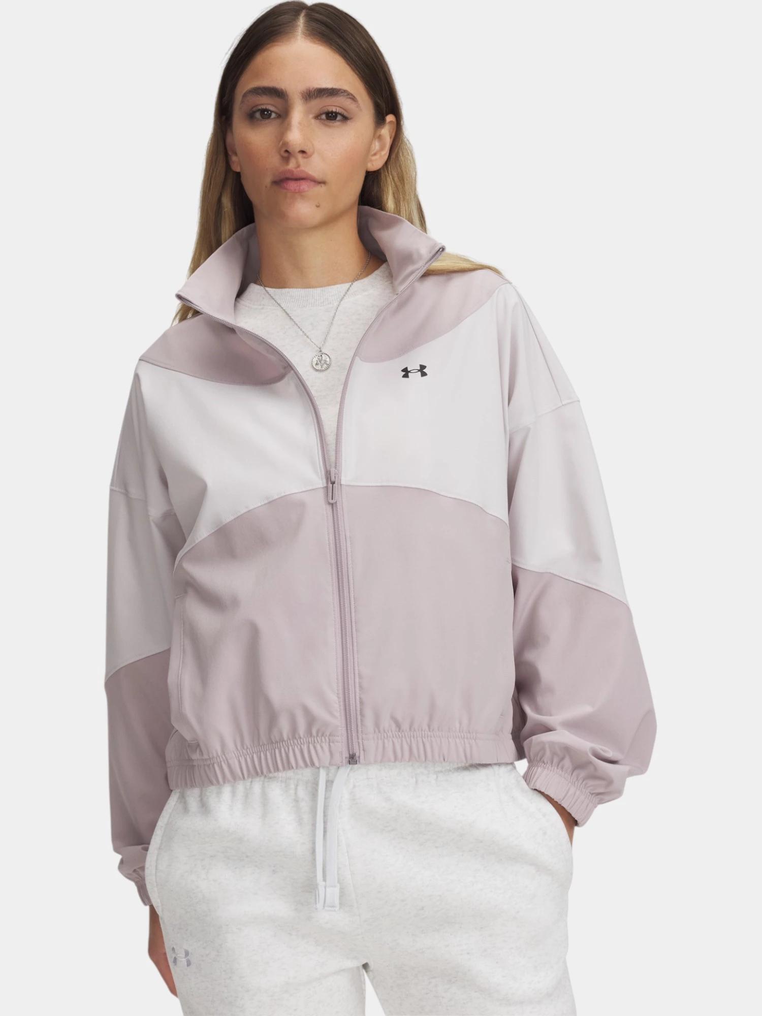 Pull Femme UA Rival Woven 1/4
