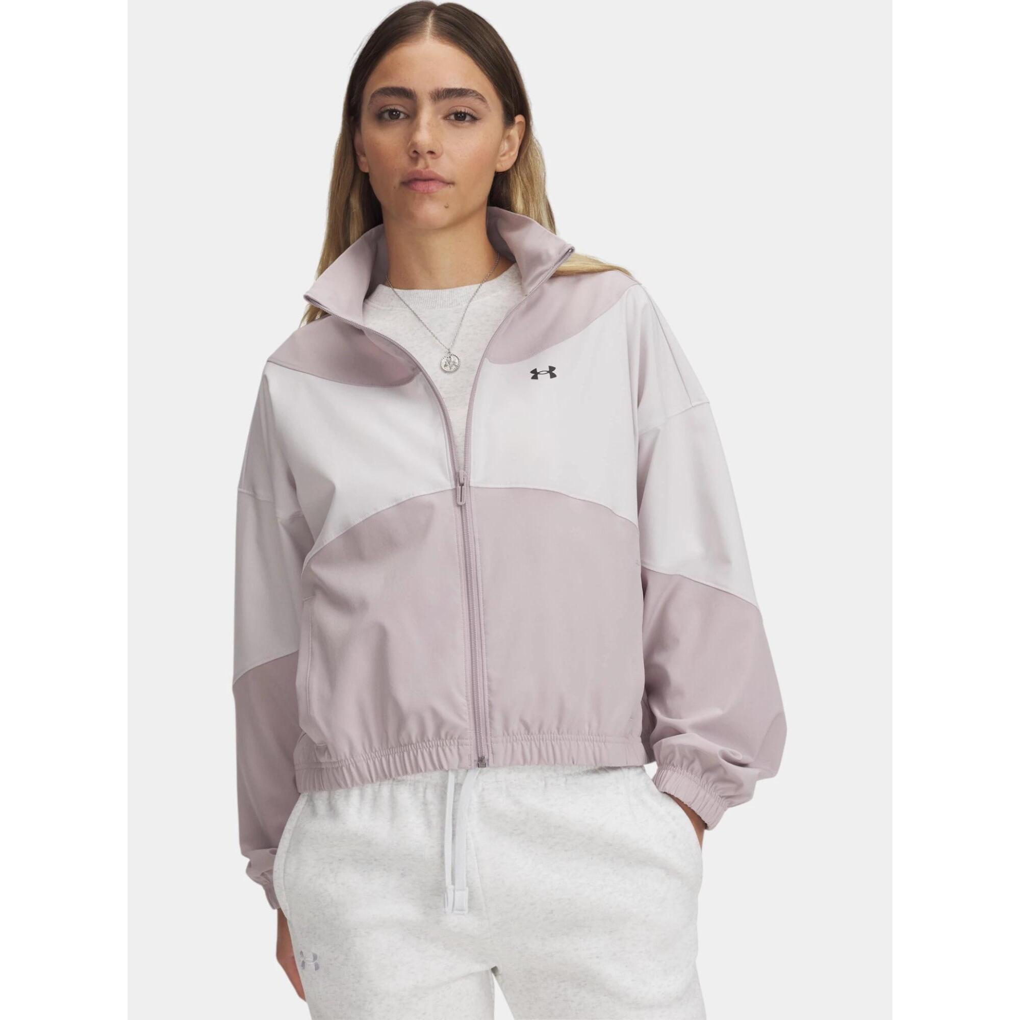 Under Armour - Pull-over Femme Ua Rival Woven - Sweat-shirt - Gris - S - Decathlon