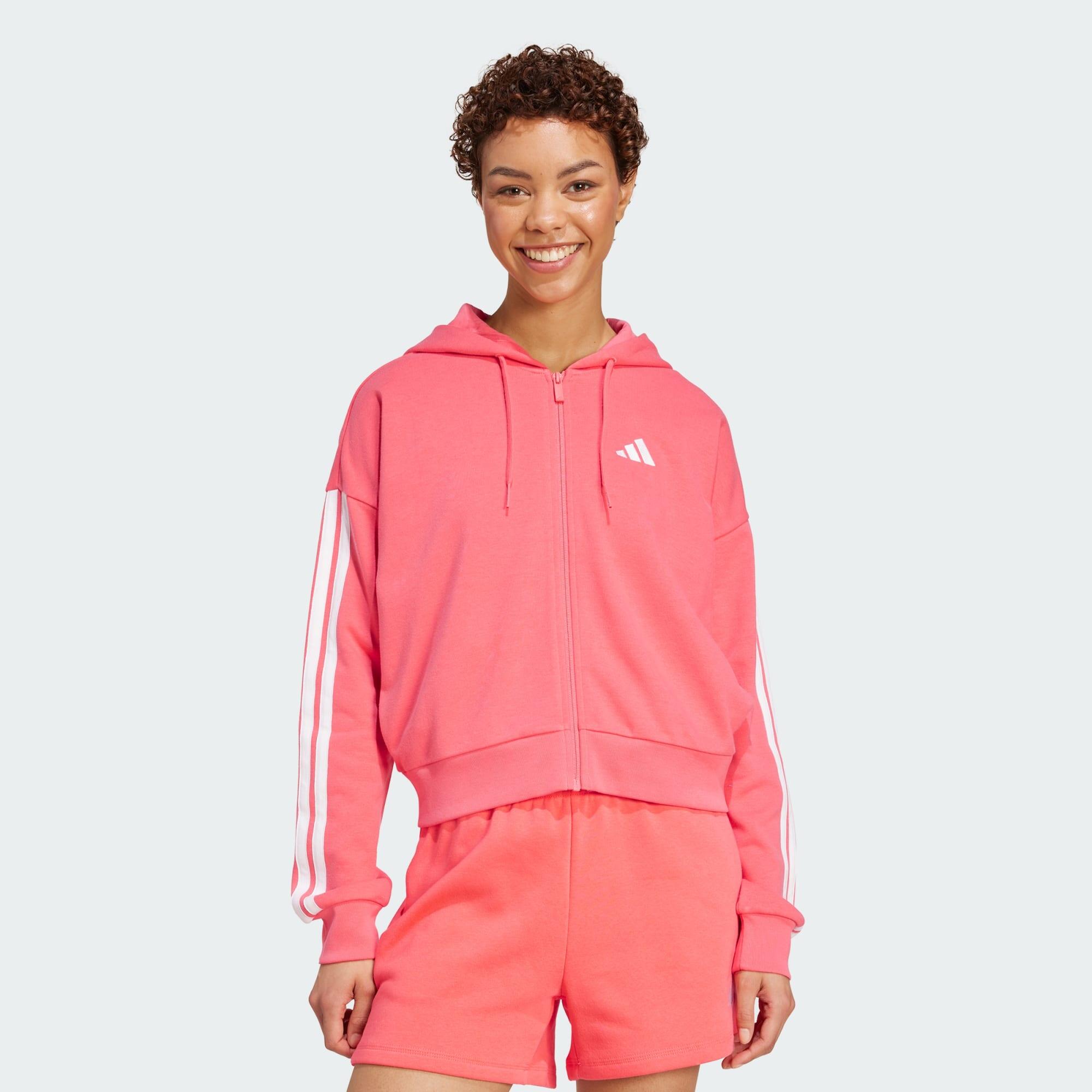 ADIDAS Casaco com Capuz em Moletão 3-Stripes Essentials