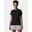 Tricou pentru sport, cu maneci scurte Crater Lake Short Sleeve - negru femei