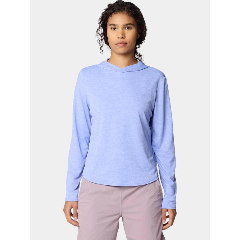 Tricou cu maneci lungi, pentru sport Sunblocker Long Sleeve Hoody femei