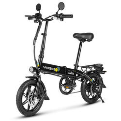 Vélo électrique pliable Samebike Yinyu14, 14 pouces, 36 V, 7,8 Ah