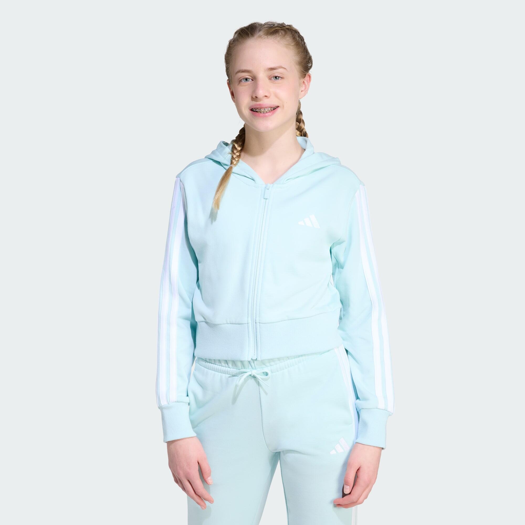 ADIDAS Felpa con cappuccio Essentials Full-Zip Junior