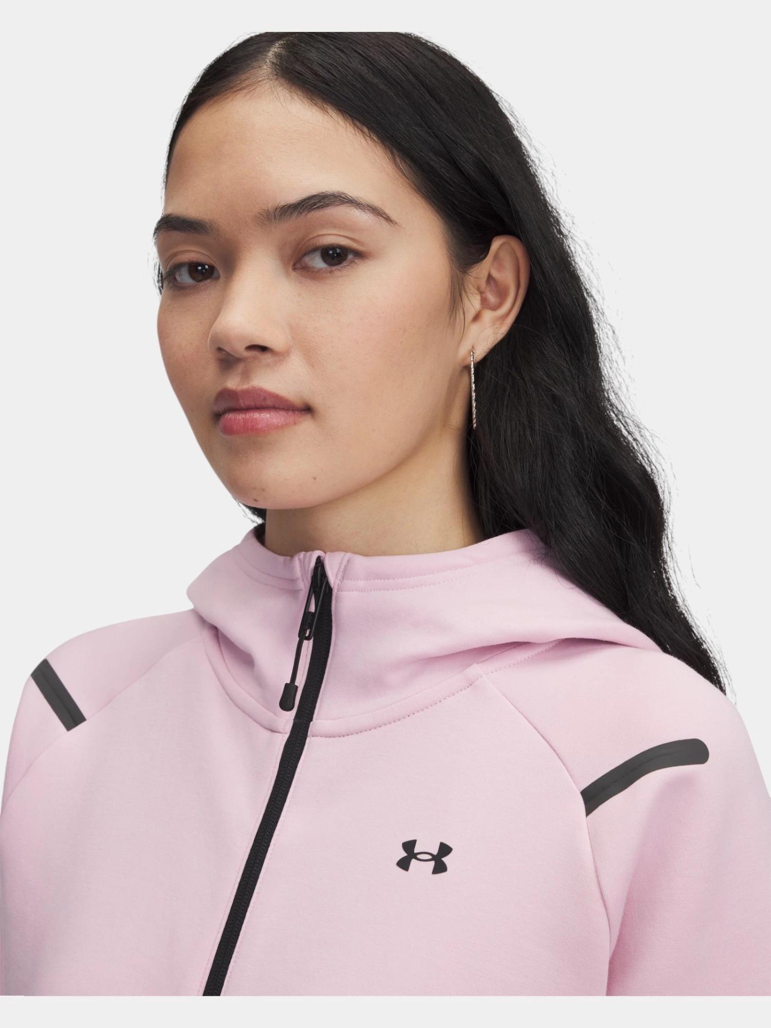 Hoodie Damen Unstoppable Flc FZ 3/4