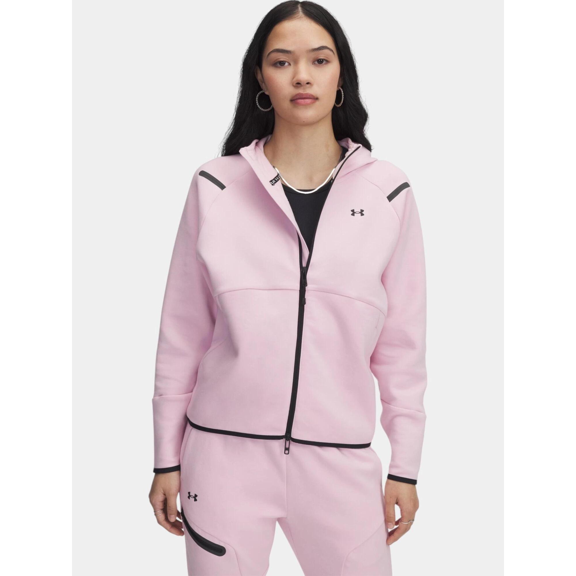 Under Armour - Sweat À Capuche Pour Femmes Unstoppable Fz - Sweat-shirt - Rose - 42 M/l - Decathlon