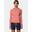 Tricou cu maneci lungi, pentru sport Crater Lake Long Sleeve Hoody - rosu femei