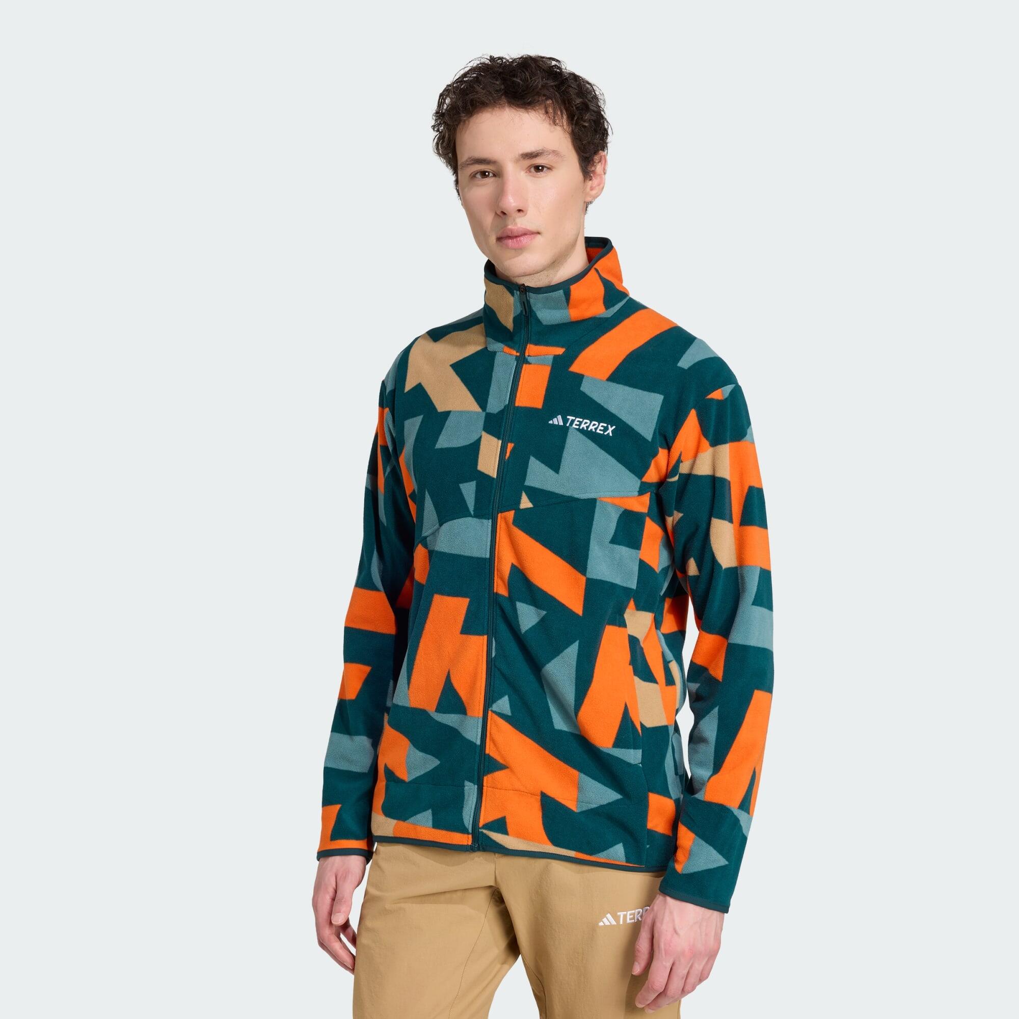 ADIDAS Giacca Terrex Multi Printed Full-Zip Fleece