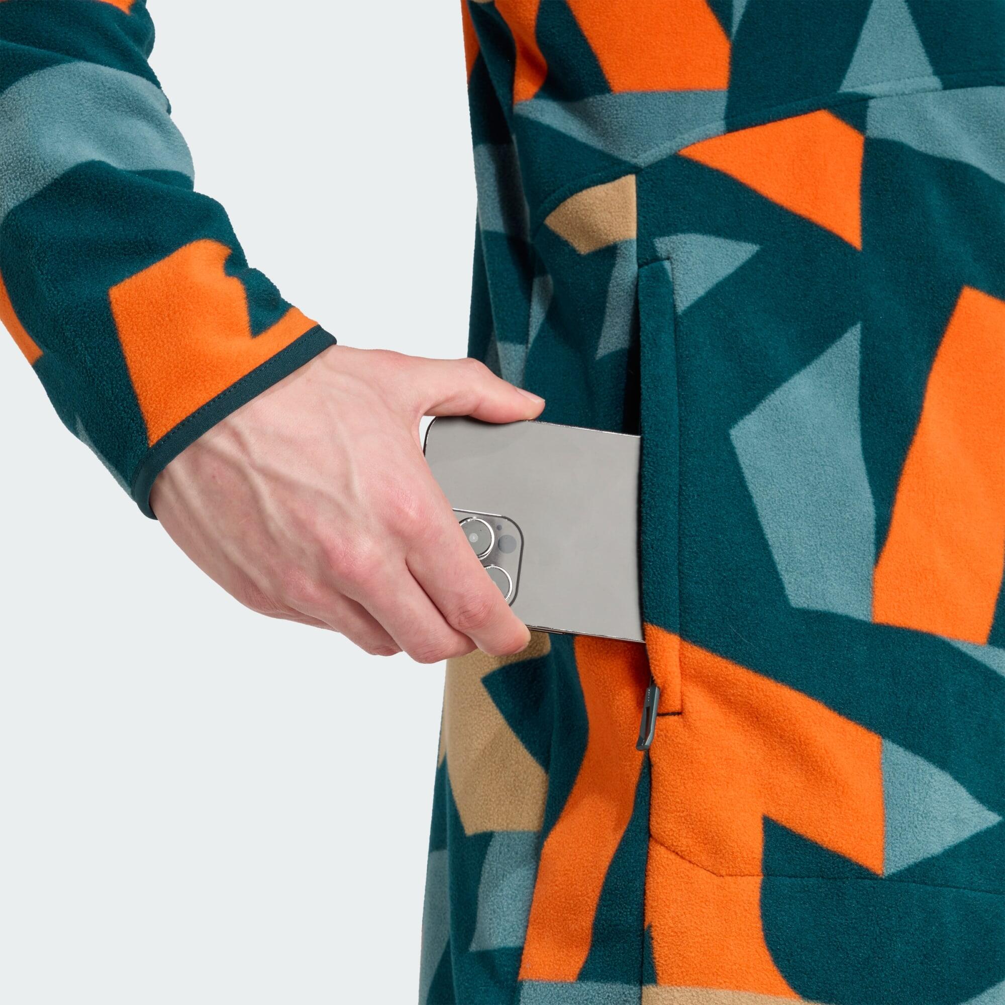 Giacca Terrex Multi Printed Full-Zip Fleece 4/5