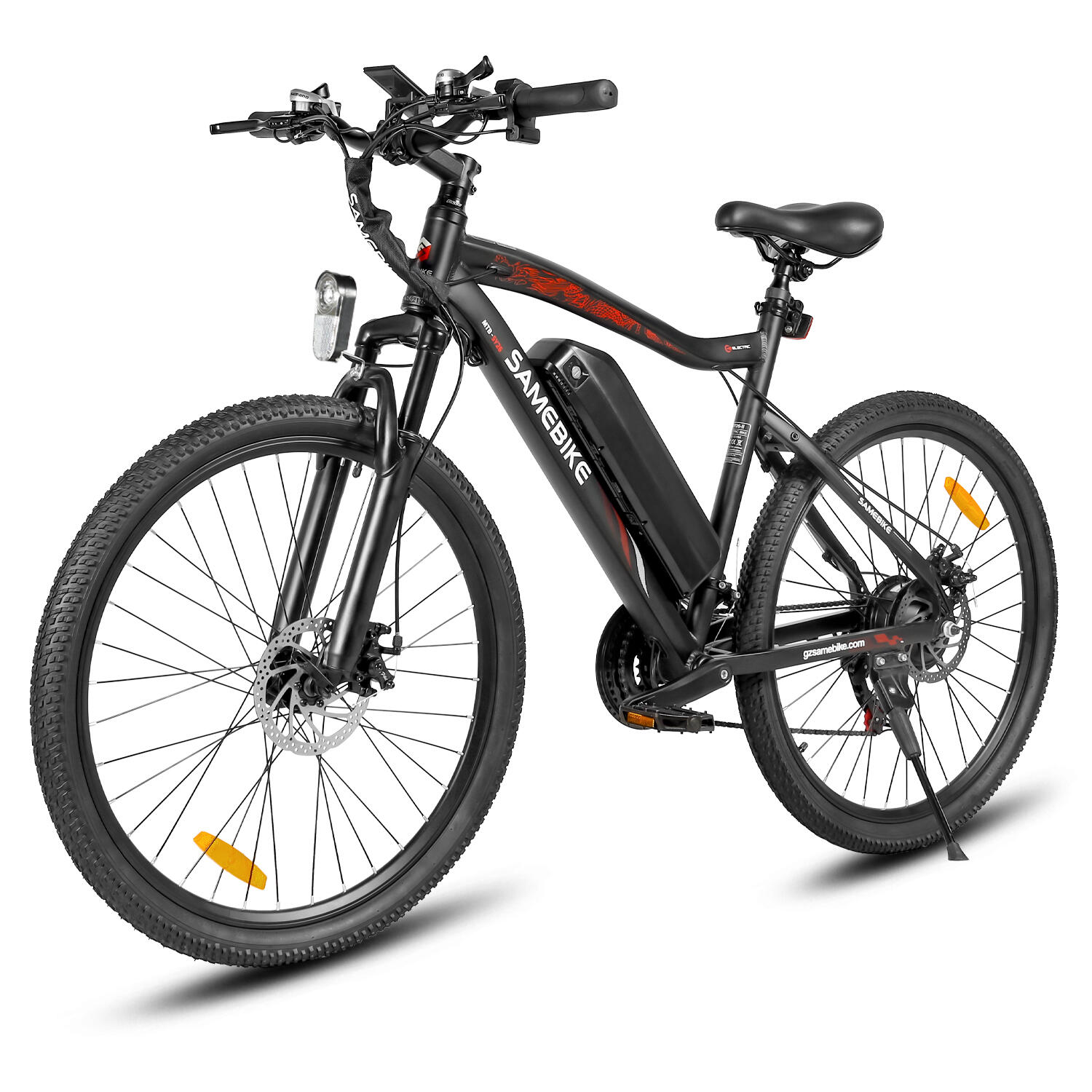Bicicleta elétrica SAMEBIKE SY26-II para adulto 26'' 36V 13AH