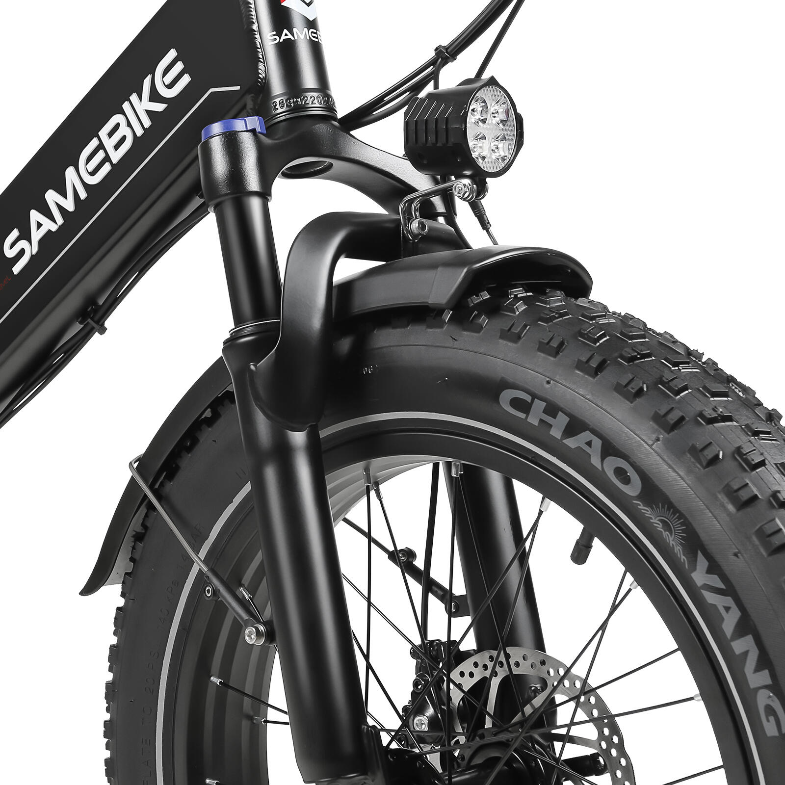 Faltrad SAMEBIKE LOTDM200-II, 20 Zoll, 48V 13Ah Akku 5/7