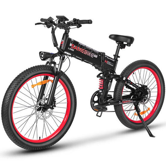 Vélo électrique pliable Samebike LO26 Plus 26 pouces avec batterie 48 V 15 Ah