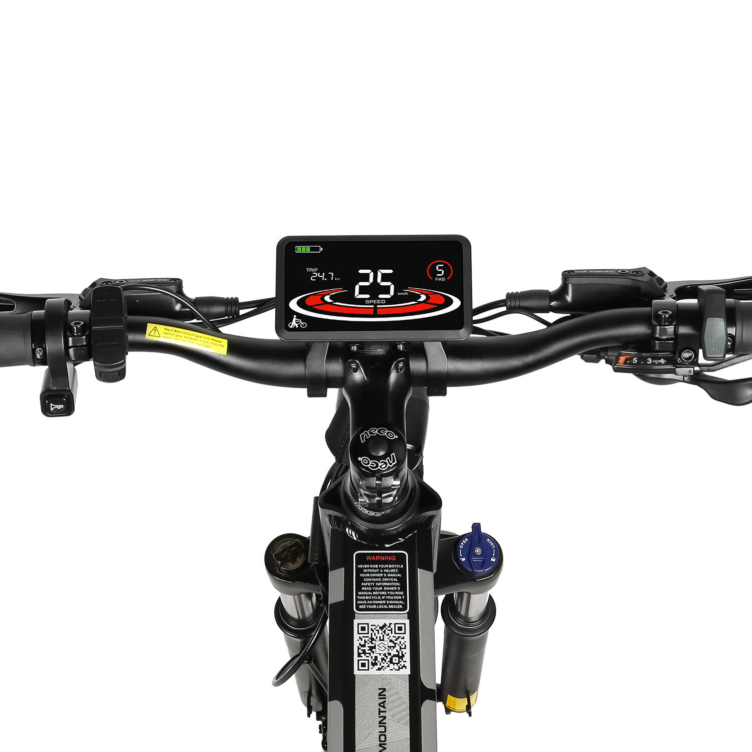 Skládací elektrokolo SAMEBIKE LO26 Plus 26" s baterií 48V 15Ah 4/7