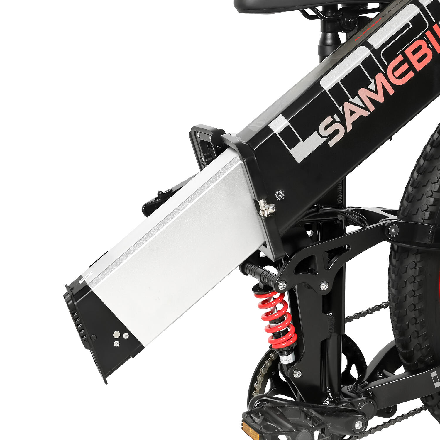 Rower elektryczny SAMEBIKE LO26-Plus z akumulatorem 48 V 15 Ah 6/7