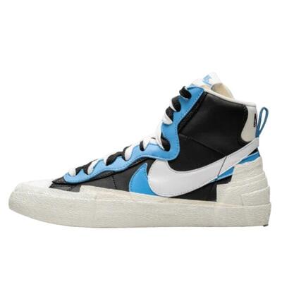 Zapatillas Sacai Blazer High White Black Legend Blue