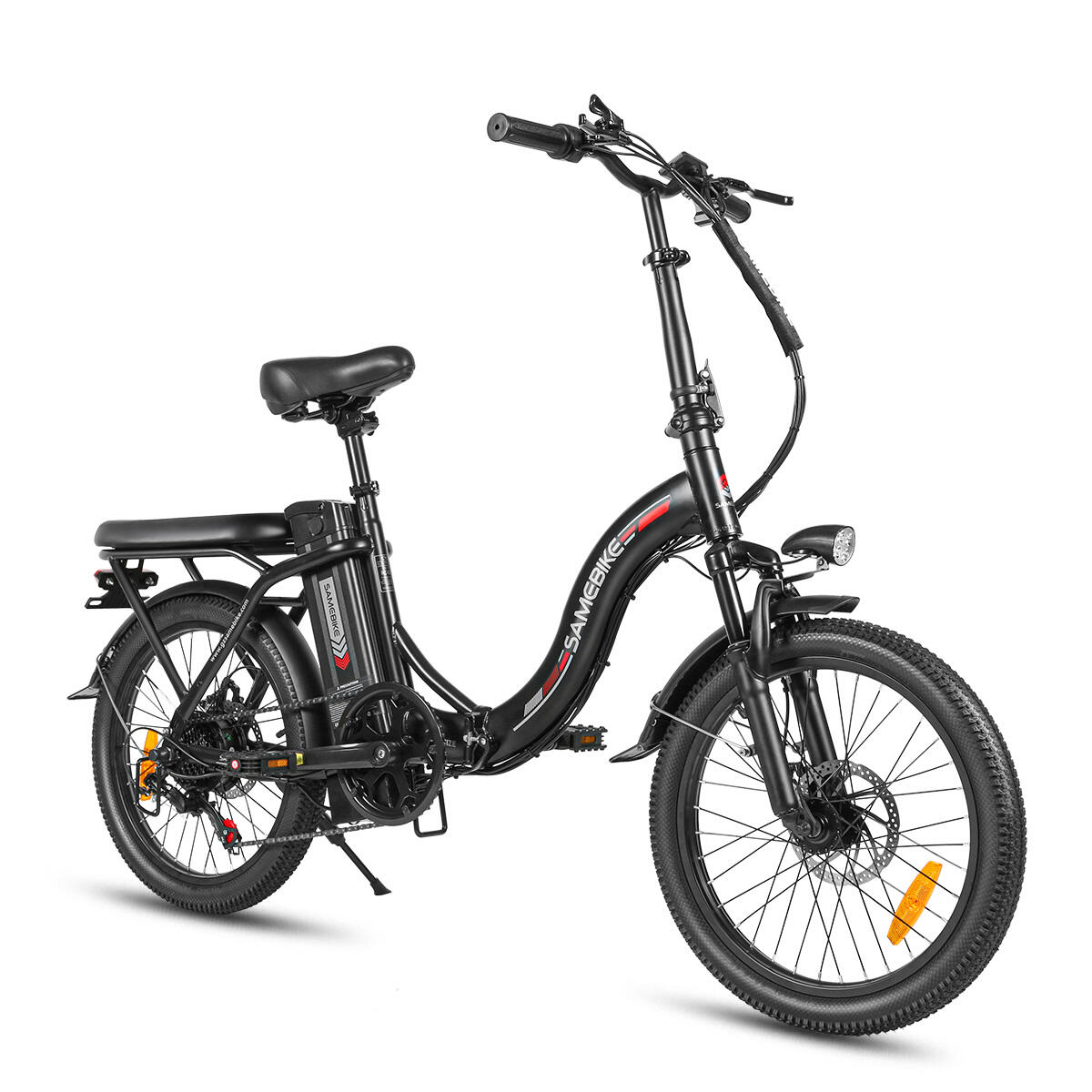 Bicicletta elettrica pieghevole SAMEBIKE CY20 con batteria da 36V 12Ah 2/7