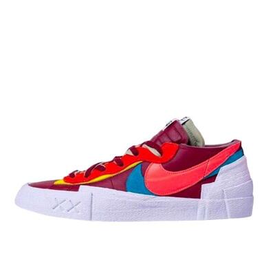 Zapatillas Sacai Blazer Low Kaws Red Blue