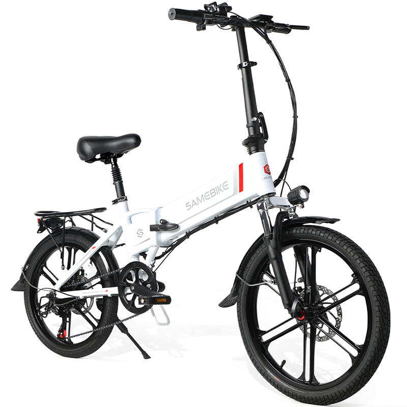 Bicicleta elétrica dobrável Samebike 20LVXD30-II, 20" 48V, bateria de 10 Ah