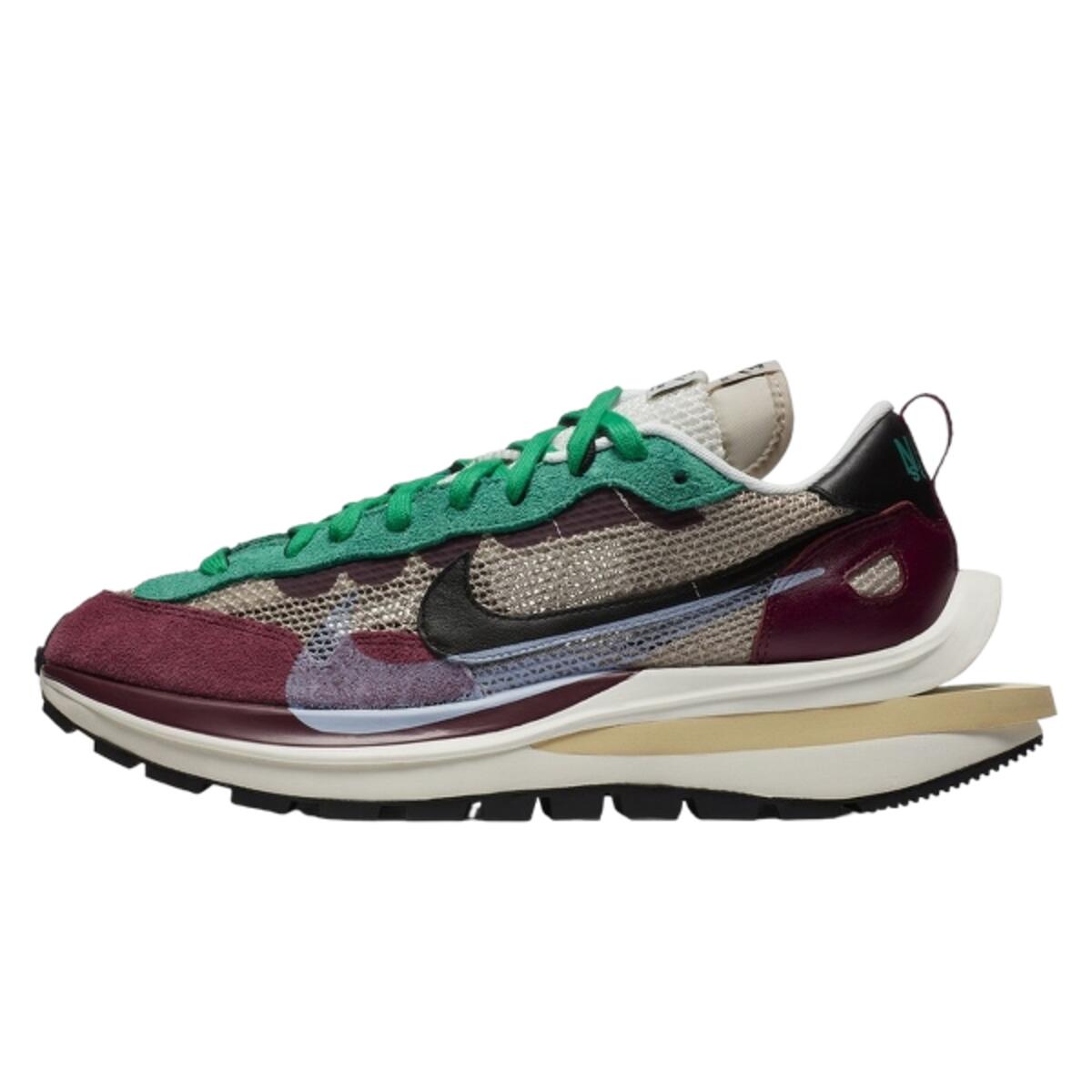 NIKE Zapatillas  Sacai Vaporwaffle Villain Red Neptune Green