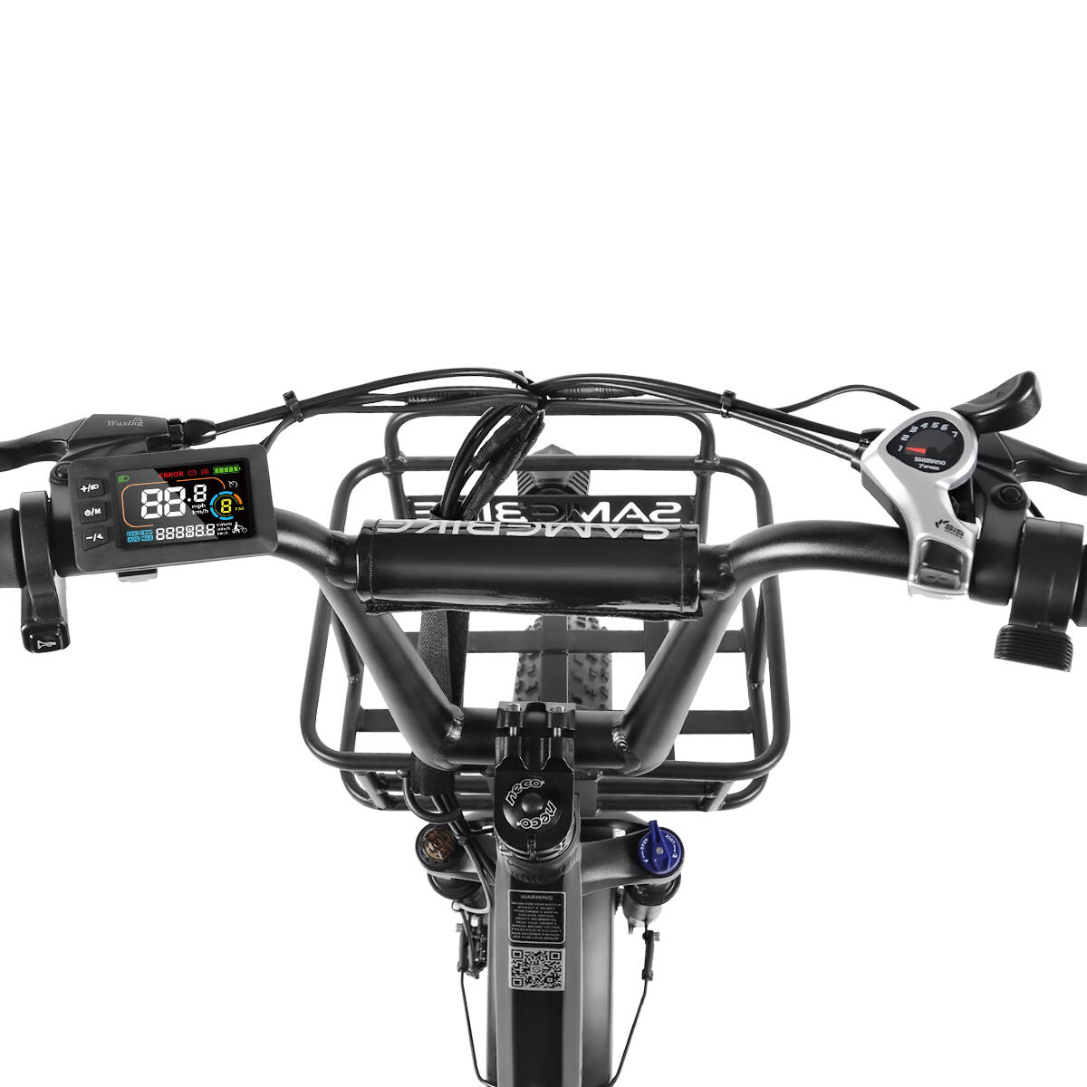 SAMEBIKE C05 Pro Elektrofahrrad 20" 36V 13Ah Akku 5/7