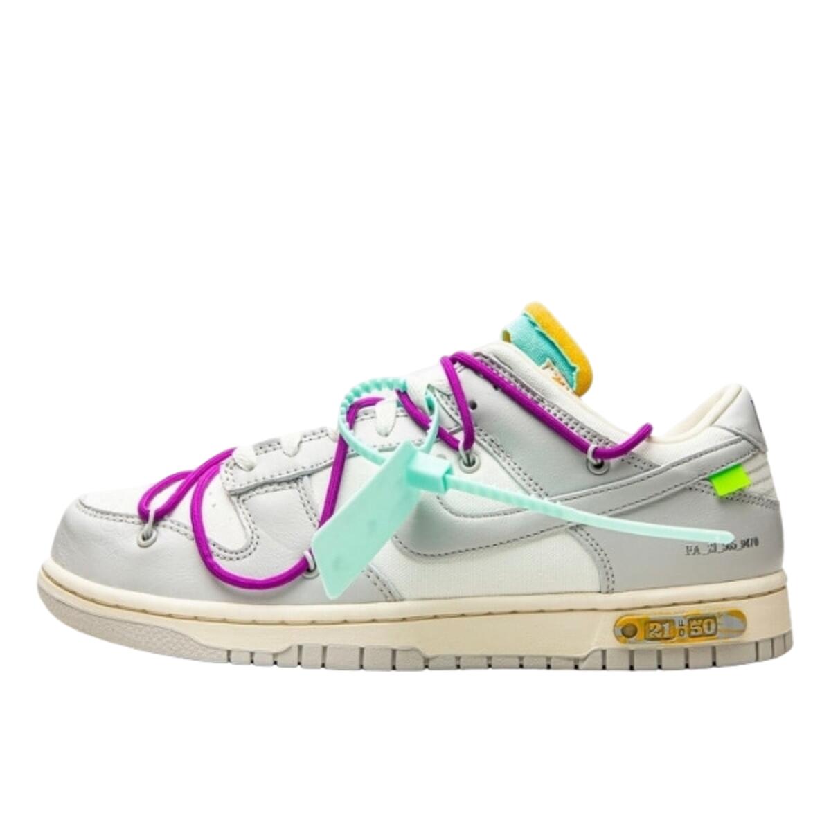 NIKE Scarpe  Dunk Low Off-White Lot 21