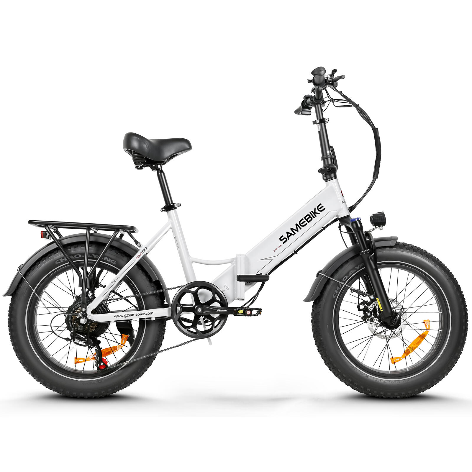 Bicicleta elétrica dobrável lotdm 200 ii 625wh-48v-13ah - roda de 20"x4" fatbike